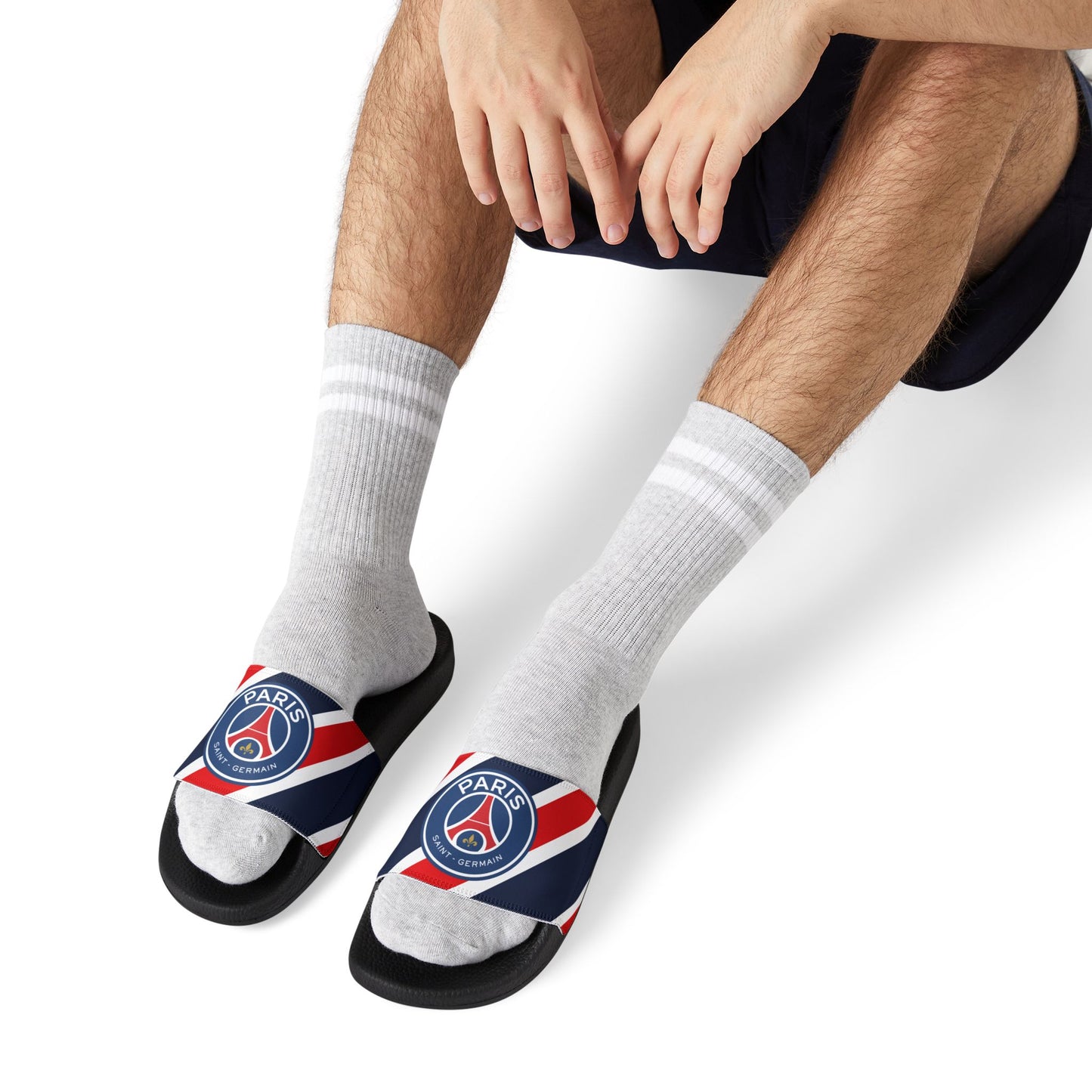 Les Parisiens Men's Removable-Strap Sandals