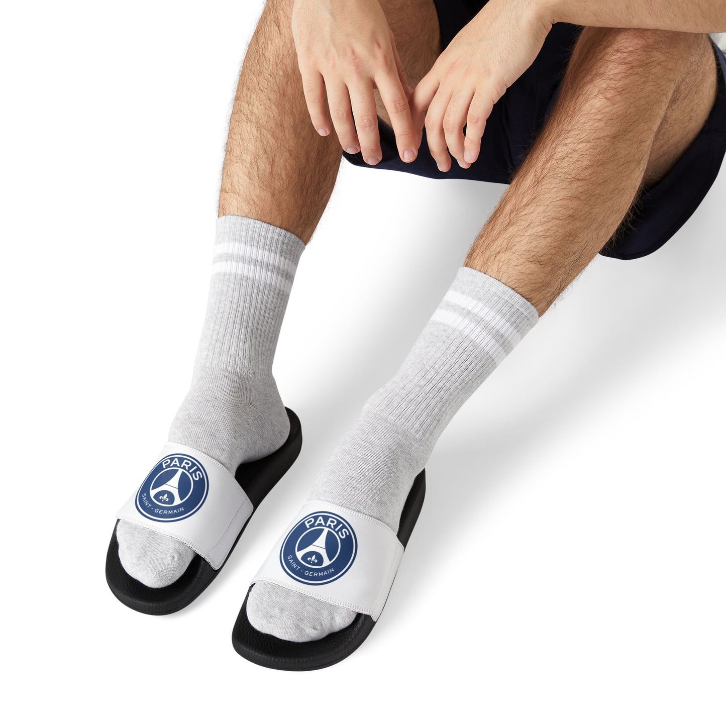 Les Parisiens Men's Removable-Strap Sandals