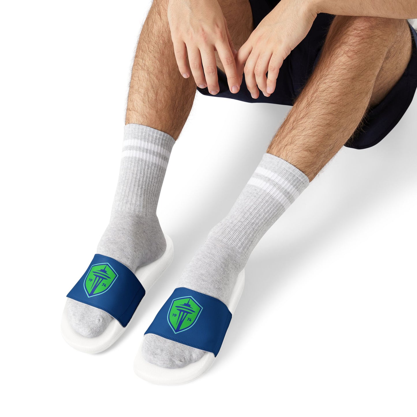Seattle Sounders Men's Removable-Strap Sandals