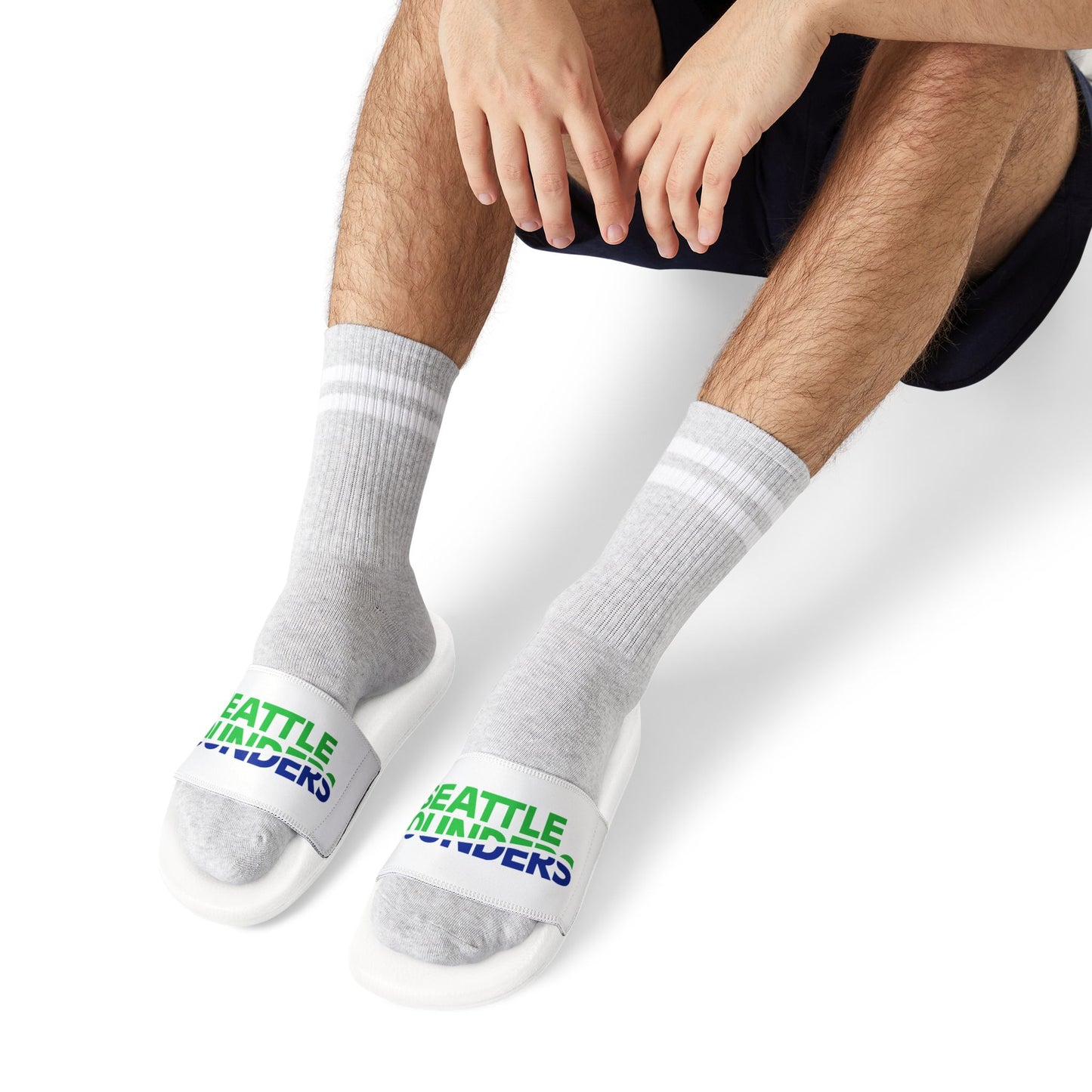 Seattle Sounders Men's Removable-Strap Sandals