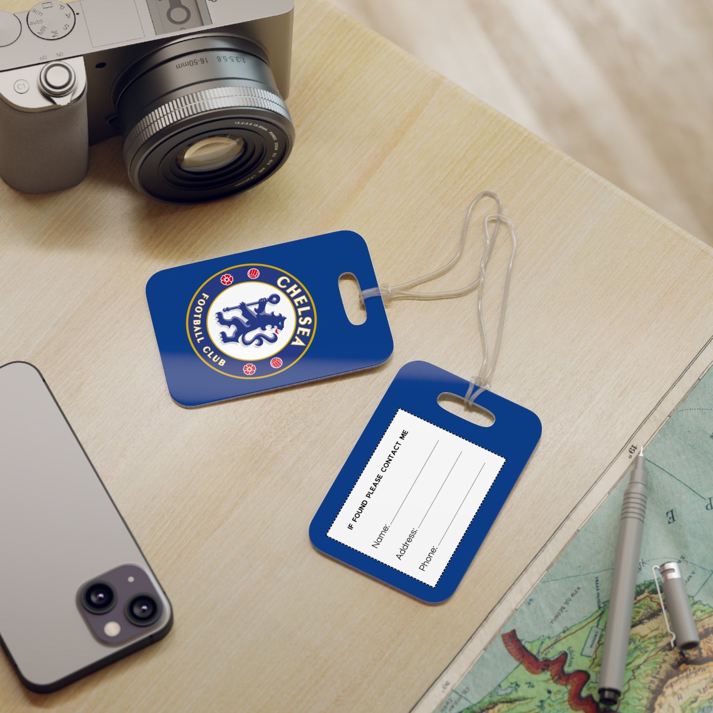 The Blues Luggage tags - England Football Club Travel