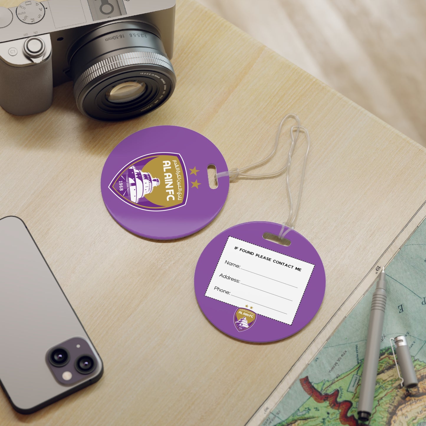 Al Ain Luggage tags - Arabian Football Club Travel