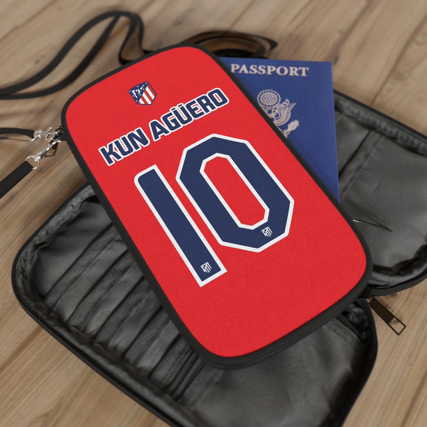 Aleti "S. Agüero" Passport Wallet - Spain Football Club Travel