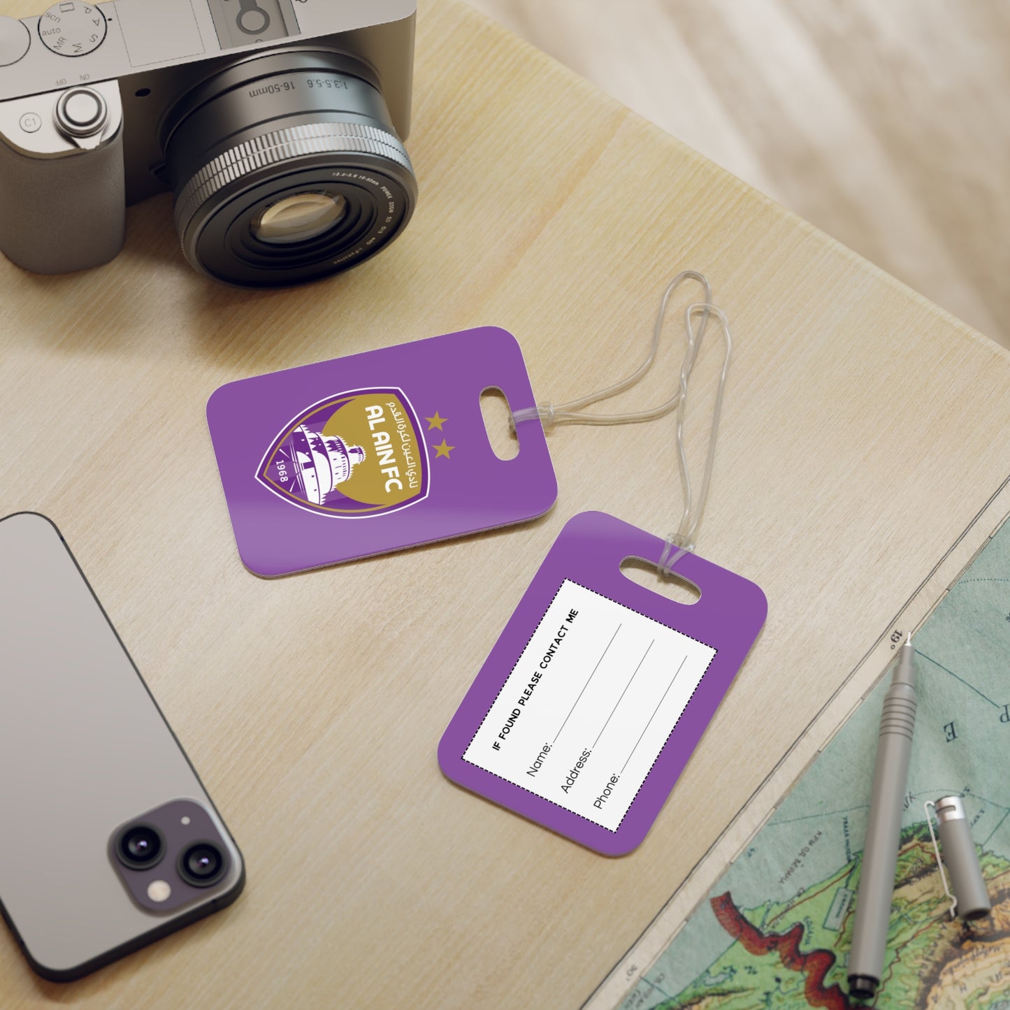 Al Ain Luggage tags - Arabian Football Club Travel