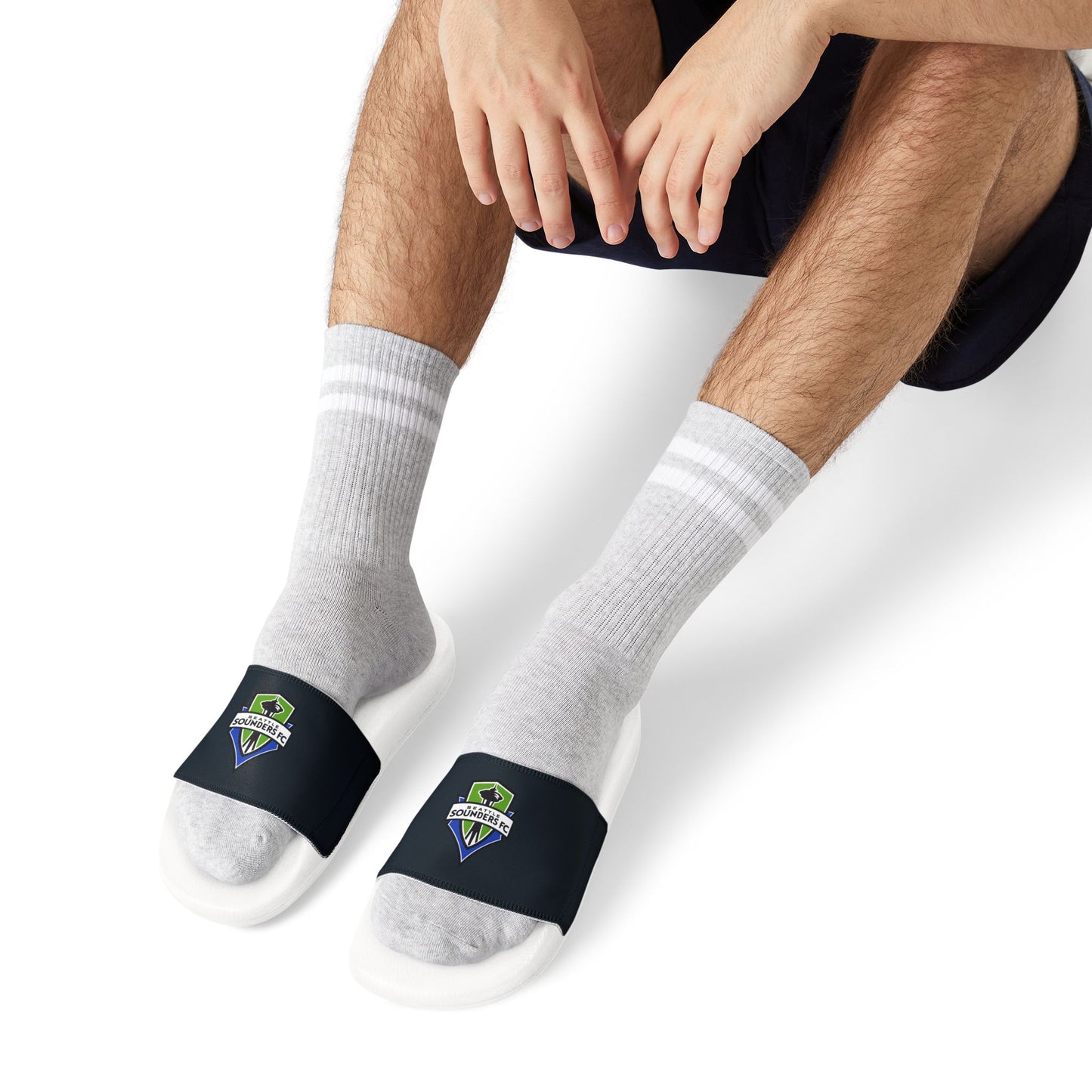 Seattle Sounders Men's Removable-Strap Sandals