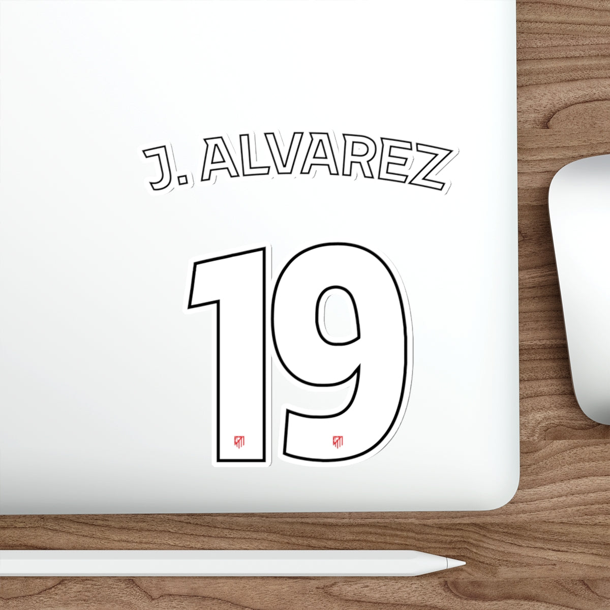 Aleti "J. Alvarez #19" Stickers - Spain Football Club