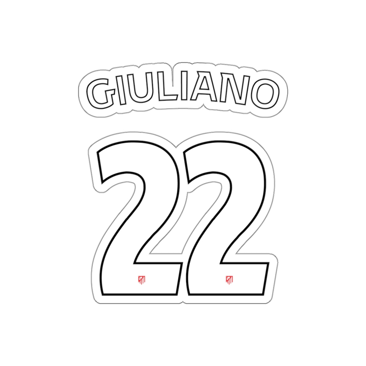 Aleti "G. Simeone #22" Stickers - Spain Football Club