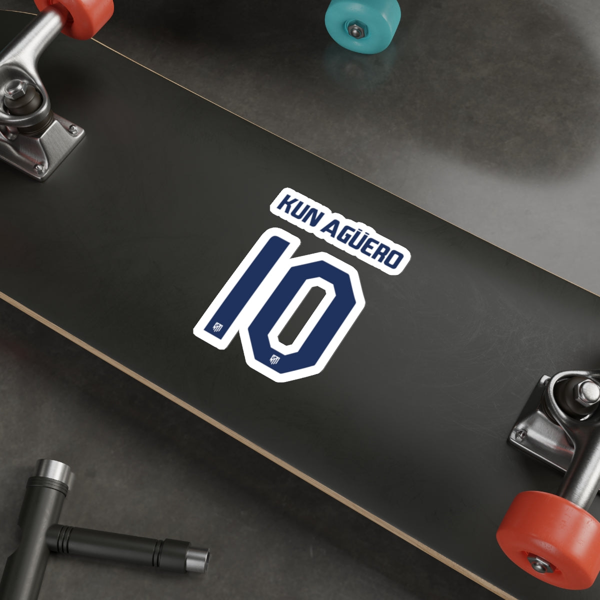 Aleti "S. Agüero #10" Stickers - Spain Football Club