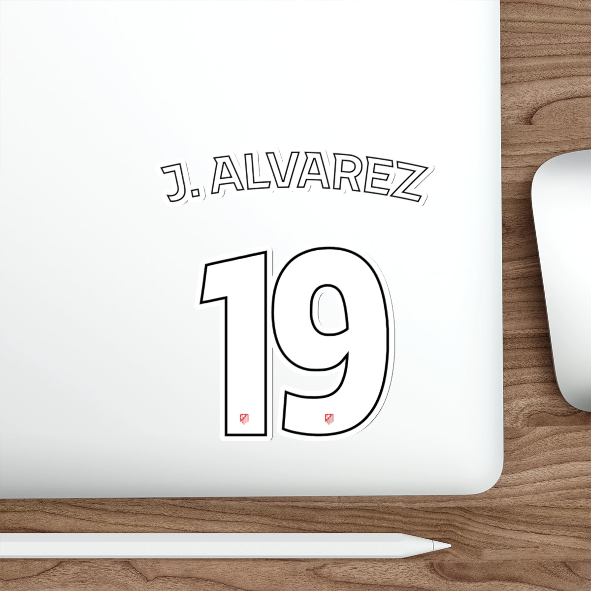 Aleti "J. Alvarez #19" Stickers - Spain Football Club