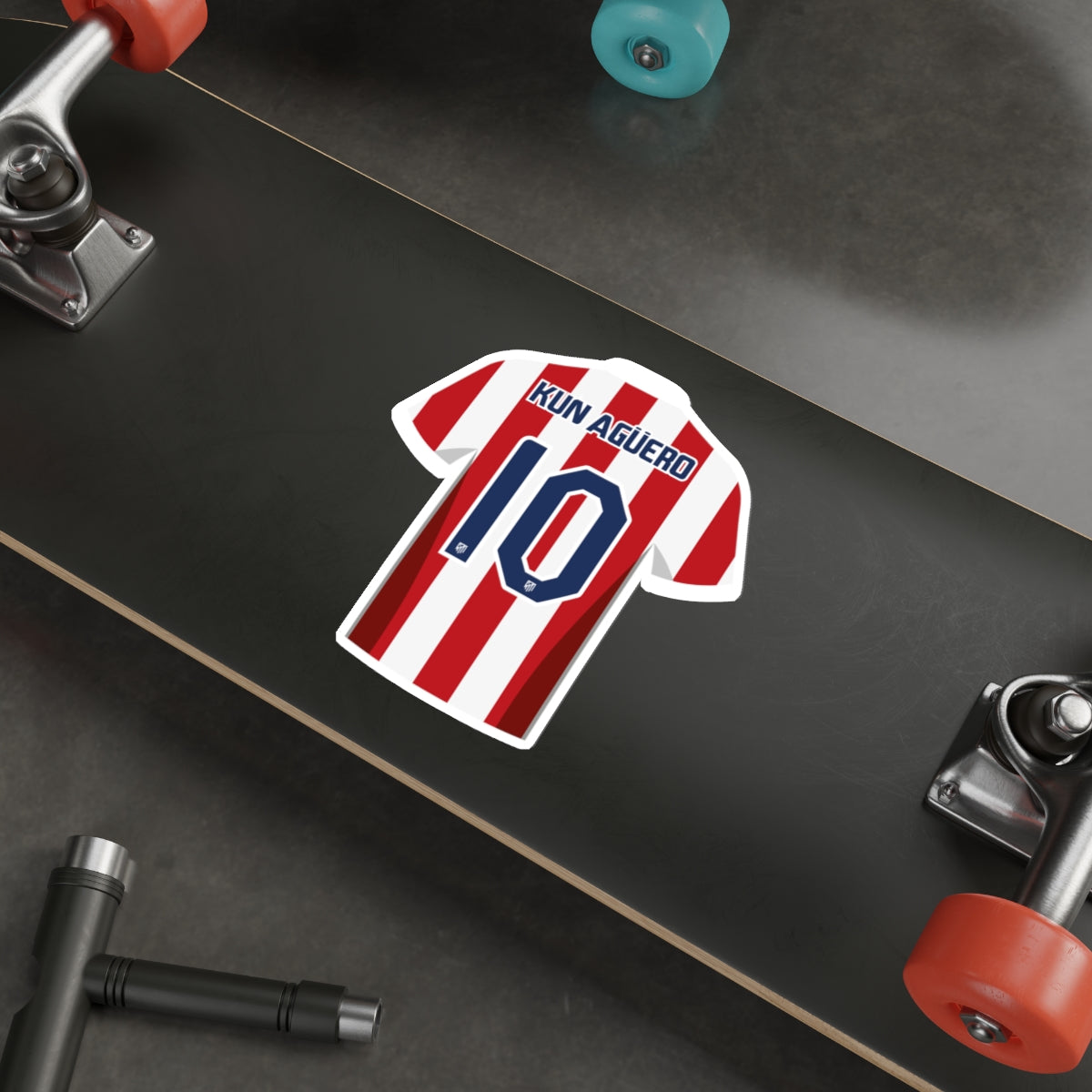 Aleti "S. Agüero" Stickers - Spain Football Club