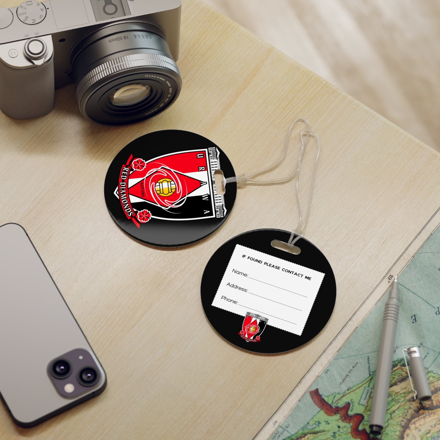Urawa Red Diamonds Luggage tags - Japan Football Club Travel