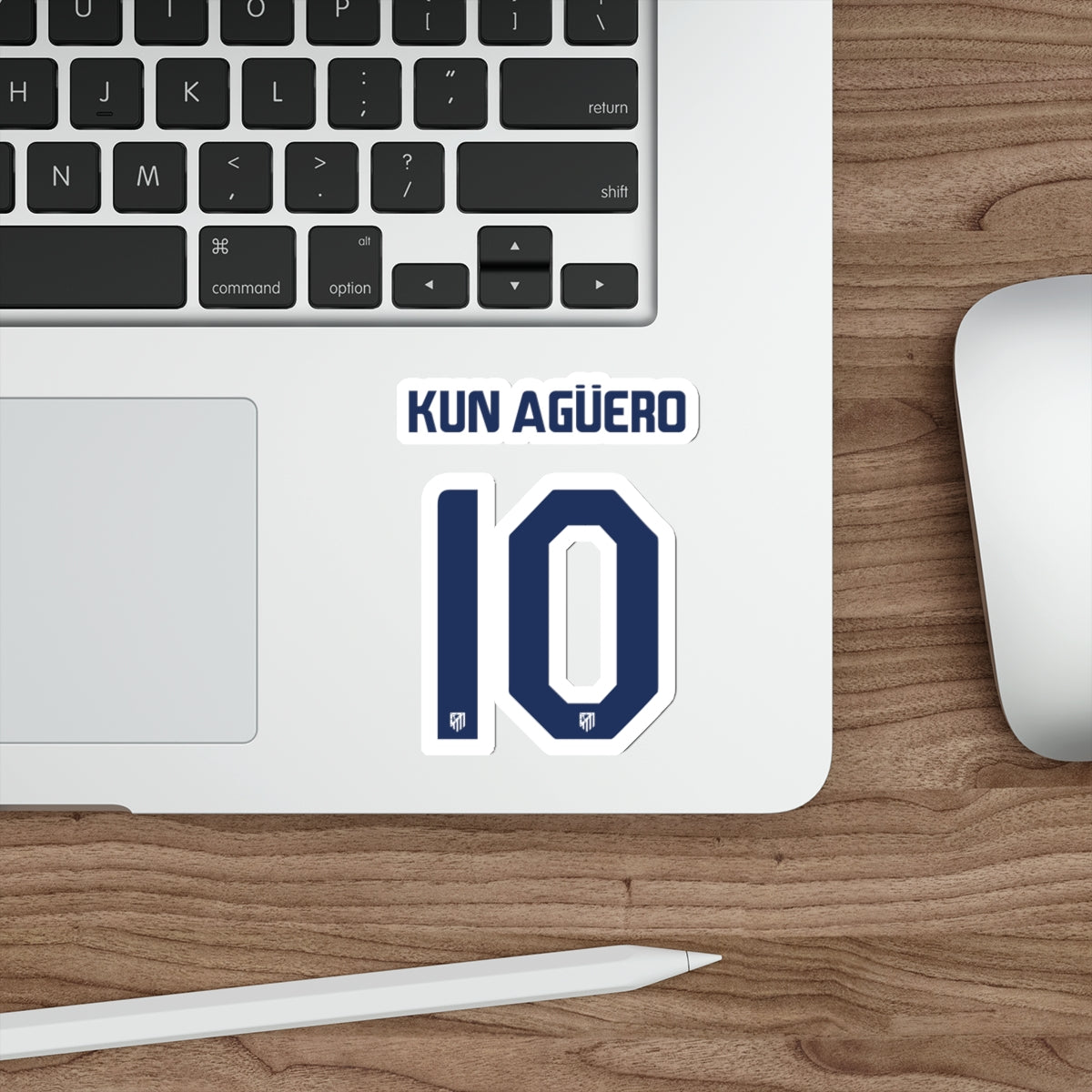 Aleti "S. Agüero #10" Stickers - Spain Football Club