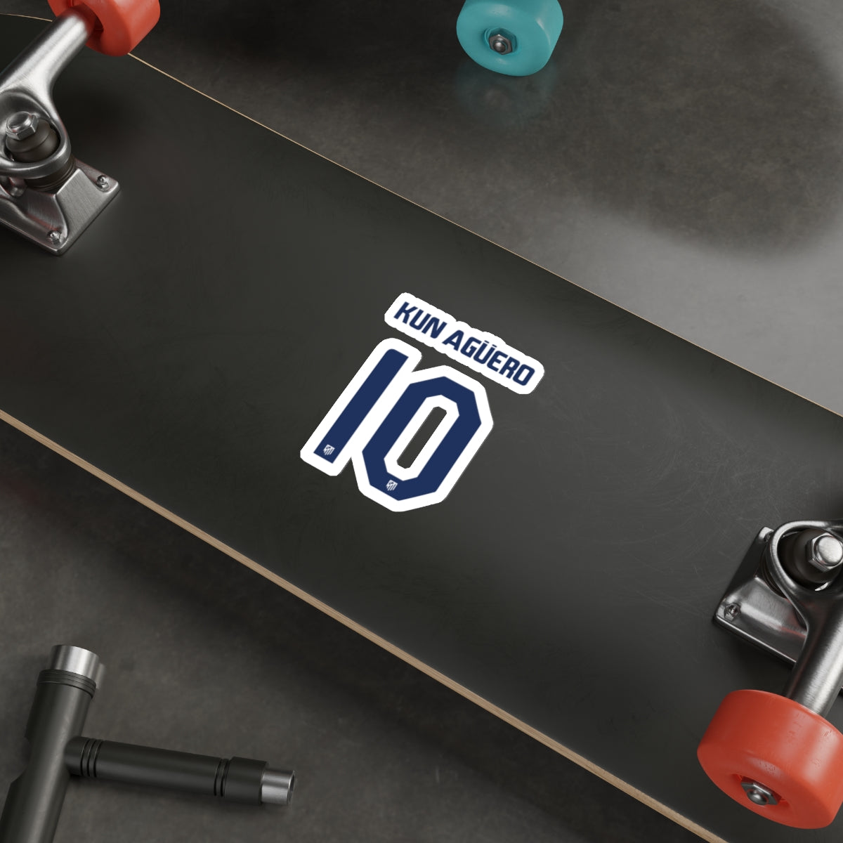 Aleti "S. Agüero #10" Stickers - Spain Football Club