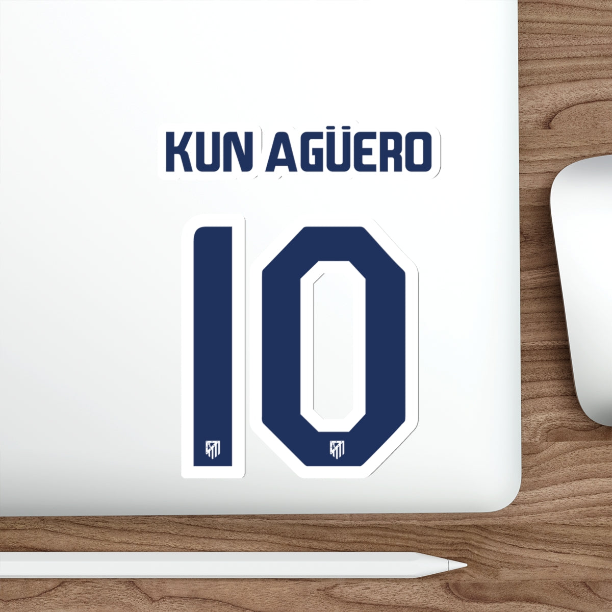 Aleti "S. Agüero #10" Stickers - Spain Football Club