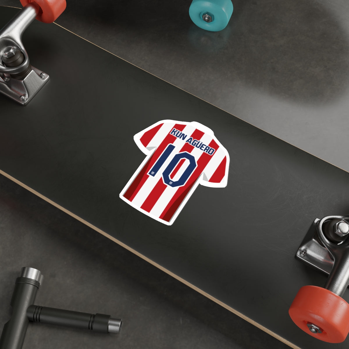 Aleti "S. Agüero" Stickers - Spain Football Club