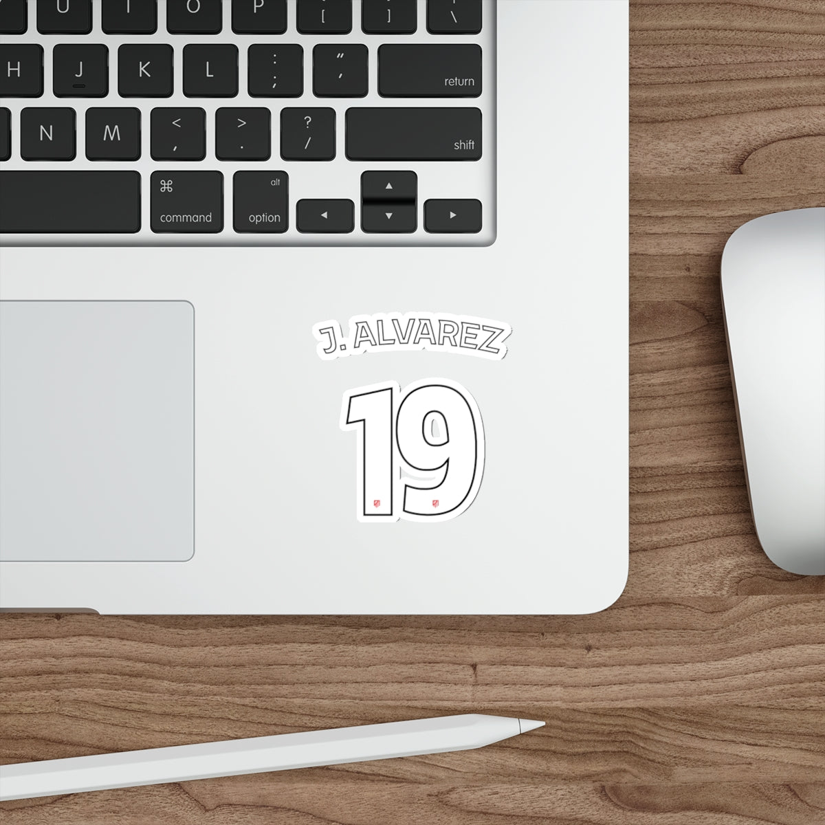 Aleti "J. Alvarez #19" Stickers - Spain Football Club